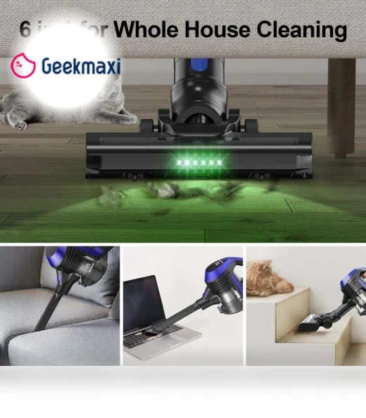 6 In 1 Cordless Vacuum Cleaner — Vacuums, MOOSOO