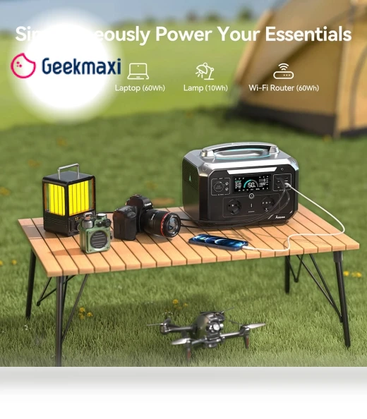 Portable Power Station with Solar Panel Kit — Portable Power Solutions, Ampace