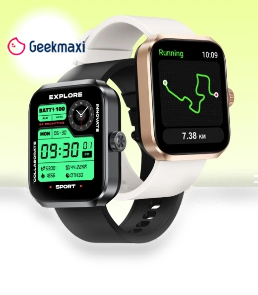 Smartwatch with AMOLED Screen and Health Monitoring — Smartwatches, Zeblaze