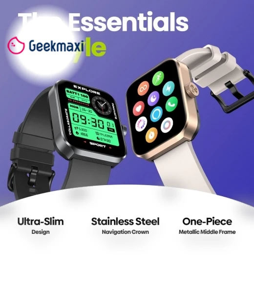 Smartwatch with AMOLED Screen and Health Monitoring — Smartwatches, Zeblaze