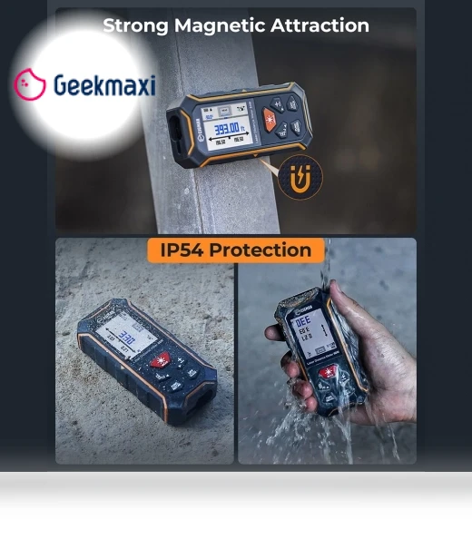 Bilateral Red Laser Measure — Laser Distance Measuring Tools, CIGMAN