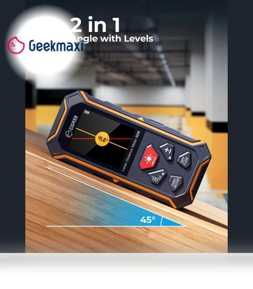 Bilateral Red Laser Measure — Laser Distance Measuring Tools, CIGMAN