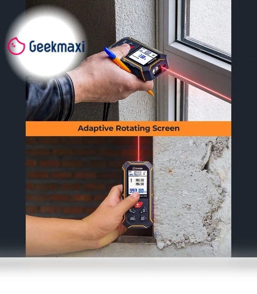 Bilateral Red Laser Measure — Laser Distance Measuring Tools, CIGMAN