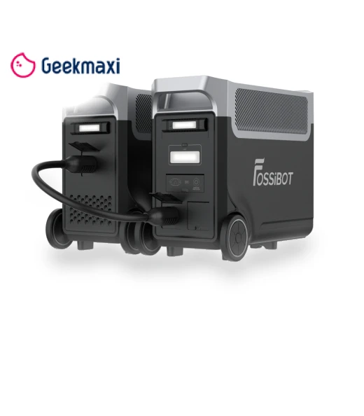 Portable Power Station with Extra Battery and Solar Panel Kit — Portable Power Solutions, FOSSiBOT