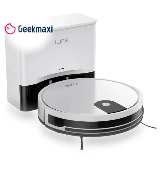 Robot Vacuum Cleaner with Self-Emptying Station — Smart Cleaning Robots, ILIFE