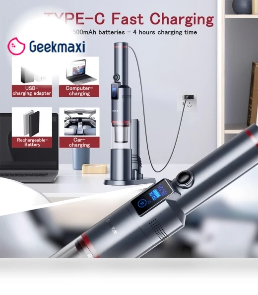 Handheld Cordless Vacuum Cleaner — Portable Vacuums, SmartAI