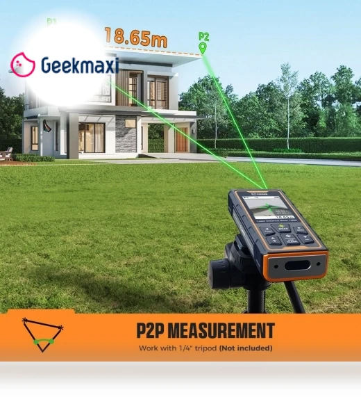 Laser Measurement Tool with 4X Camera — Laser Distance Measuring Tools, CIGMAN