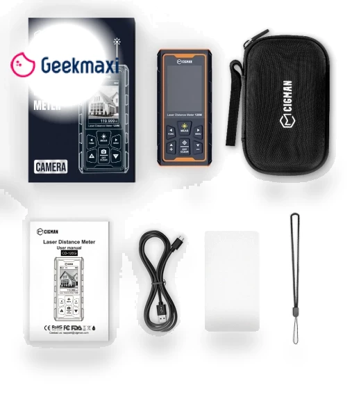 Laser Measurement Tool with 4X Camera — Laser Distance Measuring Tools, CIGMAN