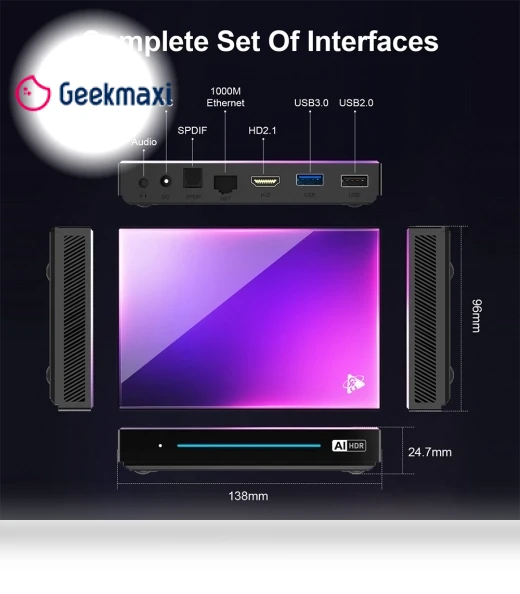 Android TV Box — Streaming Devices, H96 Max