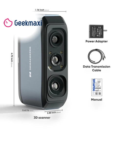 3D Scanner with AI Visual Tracking — 3D Scanning Solutions, 3DMakerpro