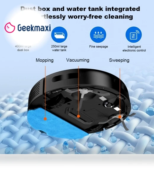 Robot Vacuum Cleaner and Wet Mop Combo — Smart Cleaning Robots, Liectroux