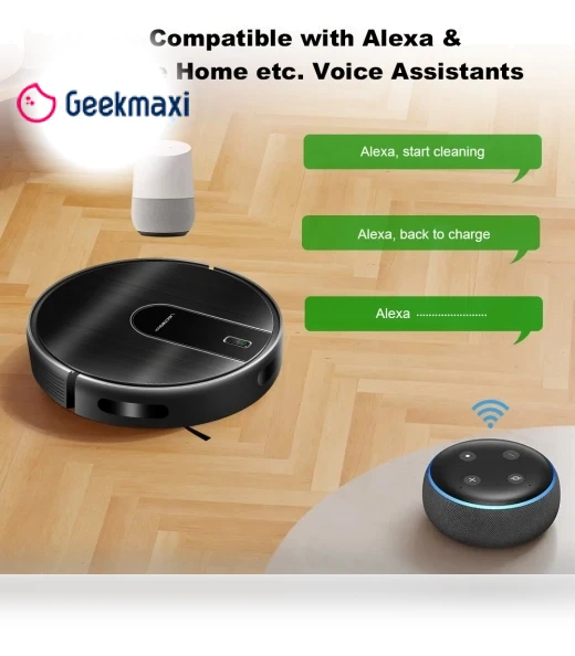 Robot Vacuum Cleaner and Wet Mop Combo — Smart Cleaning Robots, Liectroux