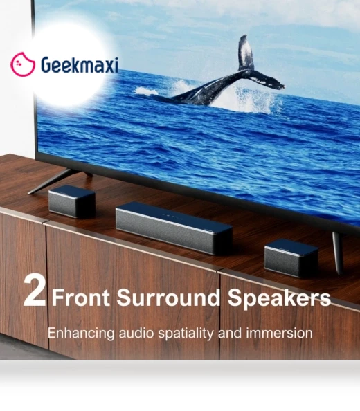 7.1 Soundbar with Wireless Subwoofer and Speaker Stands — Sound Bars, Ultimea