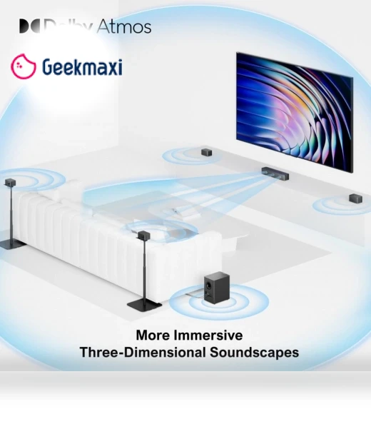 7.1 Soundbar with Dolby Atmos — Home Theater Audio, Ultimea