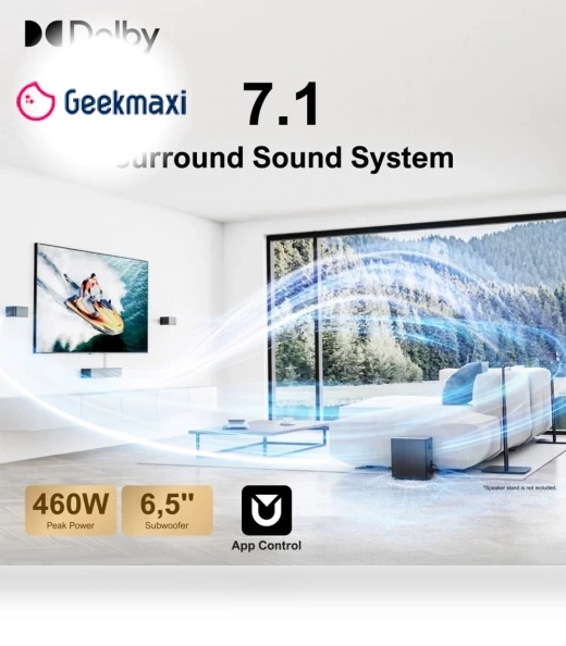 7.1 Soundbar with Dolby Atmos — Home Theater Audio, Ultimea