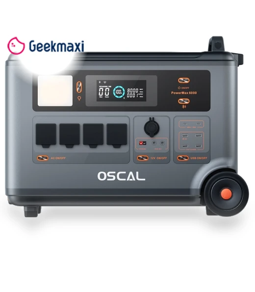 PowerMax6000 3600Wh 6000W Power Station with Battery Pack Kit — Portable Power Solutions, OSCAL