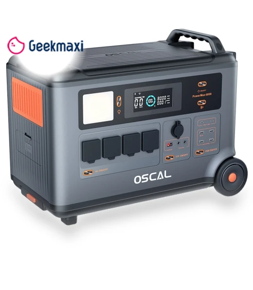 PowerMax6000 3600Wh 6000W Power Station with Battery Pack Kit — Portable Power Solutions, OSCAL