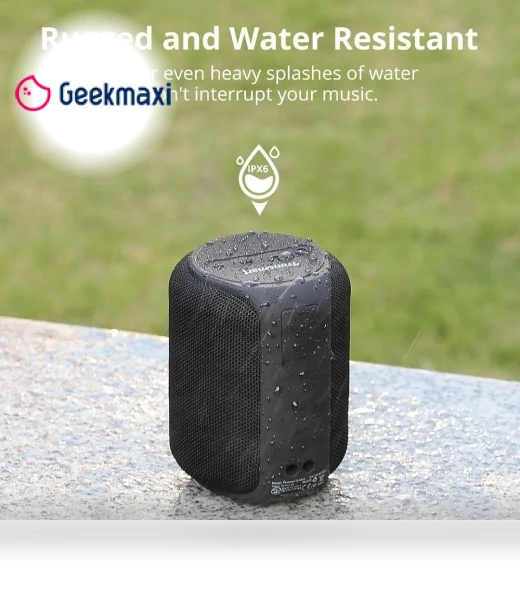 Mini Bluetooth Speaker with 360-degree Surround, Deep Bass, IPX6 Waterproof — Portable Audio Solutions, Tronsmart