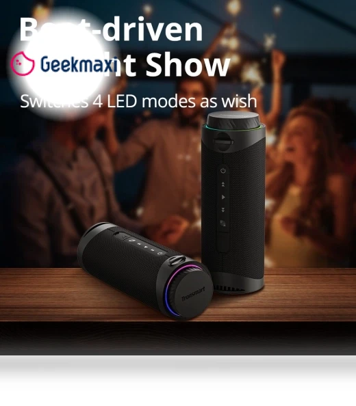 Bluetooth Speaker with LED Lights — Portable Audio Solutions, Tronsmart