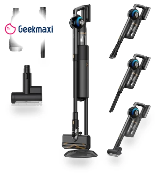 Cordless Vacuum Cleaner with Smart Dust Collection Station — Smart Cleaning Robots, JIGOO