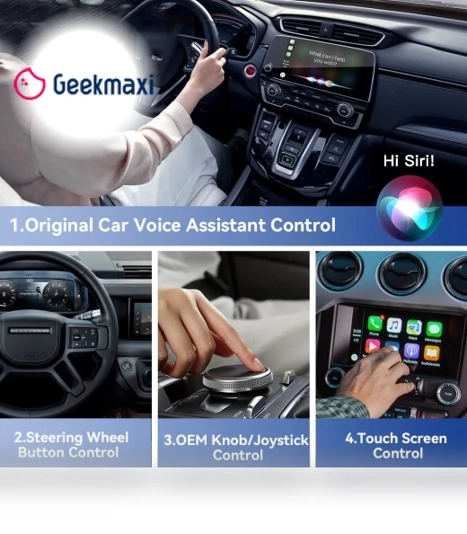 Wired to Wireless CarPlay Adapter — USB, ESSAGER