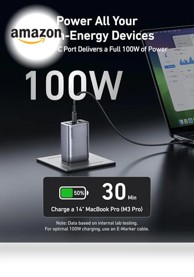 100W USB C Charger — Chargers, Anker