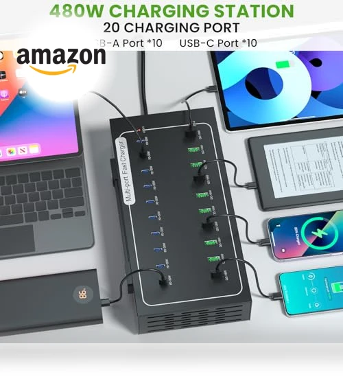 20 Port USB Charging Station — Power Hubs, ALI SEA