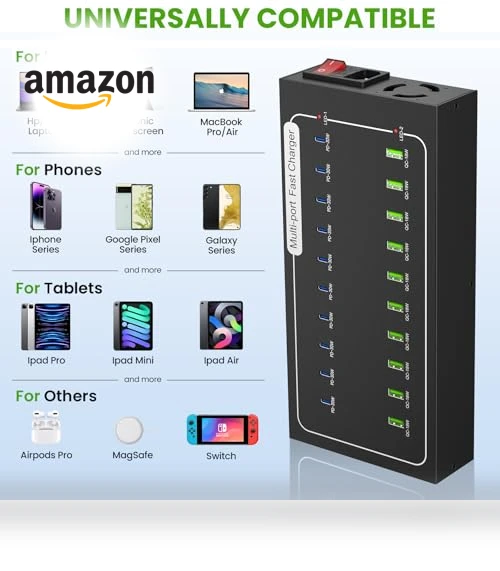 20 Port USB Charging Station — Power Hubs, ALI SEA
