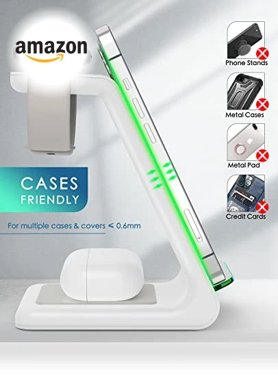 3 in 1 Fast Desk Charging Station — Charging Solutions, CYSPO TECHNOLOGY (SHENZHEN) CO., LTD