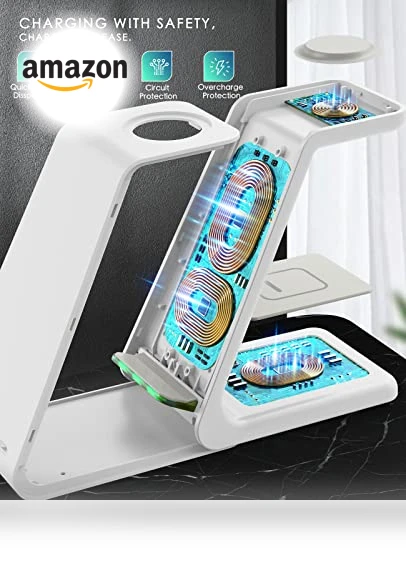 3 in 1 Fast Desk Charging Station — Charging Solutions, CYSPO TECHNOLOGY (SHENZHEN) CO., LTD