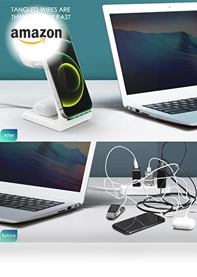 3 in 1 Fast Desk Charging Station — Charging Solutions, CYSPO TECHNOLOGY (SHENZHEN) CO., LTD