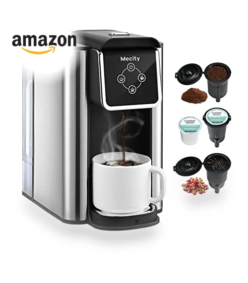 3 in 1 Single Serve Coffee Machine — Single-Cup Coffee Makers, Mecity