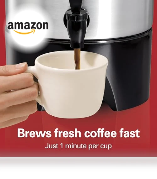 45 Cup Coffee Urn and Hot Beverage Dispenser — Beverage Warmers, Hamilton Beach