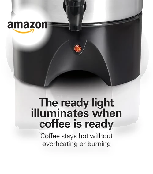 45 Cup Coffee Urn and Hot Beverage Dispenser — Beverage Warmers, Hamilton Beach