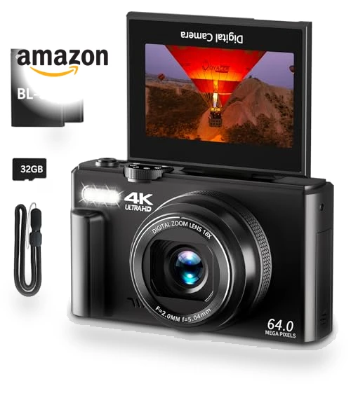 4K Digital Camera for Photography — Compact Digital Cameras, VJIANGER