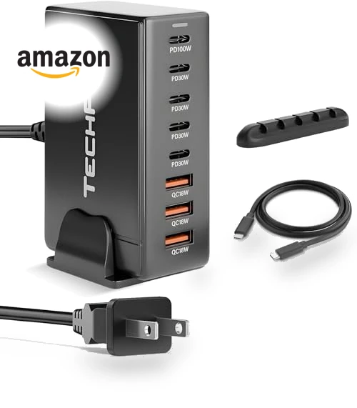 8 Ports Fast Charging Station — Charging Solutions, Techpi