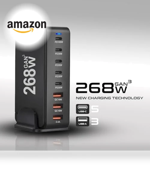 8 Ports Fast Charging Station — Charging Solutions, Techpi
