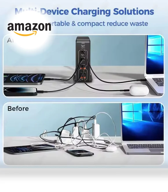 8 Ports Fast Charging Station — Charging Solutions, Techpi