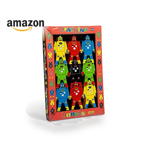 Colorful Wooden Stacking Toy for Kids — Stacking Blocks, Schylling
