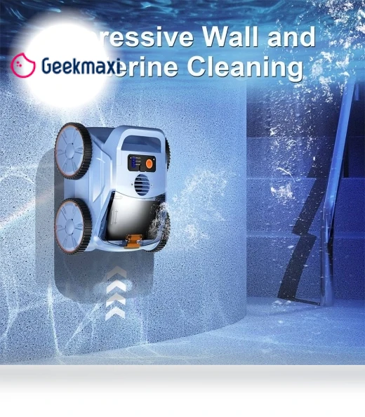 Cordless Robotic Pool Vacuum Cleaner — Automated Pool Maintenance, Seauto