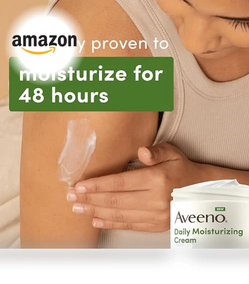 Daily Moisturizing Cream with Prebiotic Oat & Shea Butter — Creams & Moisturizers, Aveeno