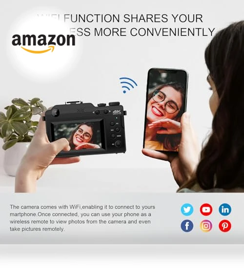 Digital Camera with WiFi — Video Cameras, Yatao