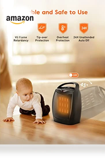 Digital Space Heater — Portable Heating Solutions, GiveBest