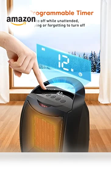Digital Space Heater — Portable Heating Solutions, GiveBest