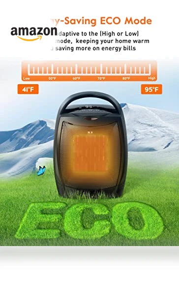 Digital Space Heater — Portable Heating Solutions, GiveBest