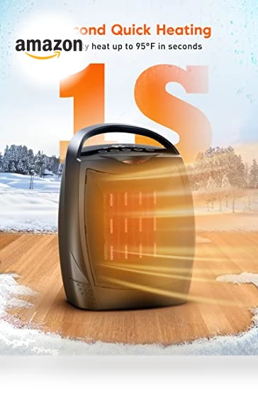 Digital Space Heater — Portable Heating Solutions, GiveBest