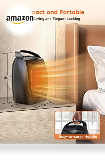 Digital Space Heater — Portable Heating Solutions, GiveBest
