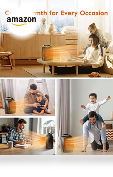 Digital Space Heater — Portable Heating Solutions, GiveBest