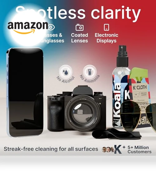 Eyeglass Lens Cleaner Spray Kit — Glass, Koala Lifestyle