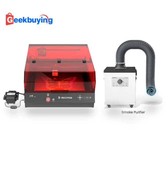 FDA Class 1 Laser Engraver with Smoke Purifier — Engraving Equipment & Accessories, Mecpow